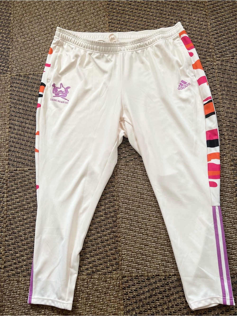 adidas Women’s 3X White AEROREADY Track Pants